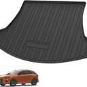Custom Fit for Cargo Liner Lexus RZ 2023-2025 - Black TPE All Weather Heavy Duty Waterproof Rear Cargo Tray Trunk Floor Mat Protector