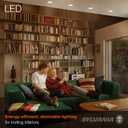 Sylvania ECO LED BR30 Light Bulb, 65W = 10W, Dimmable, Frosted Finish, 650 Lumens, 2700K, Soft White - 4 Pack (40870)