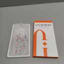 GVIEWIN for iPhone 17 Pro Max Case with Screen Protector, Upgraded [Full Camera Protection] [Non Yellowing] Floral Slim Shockproof Clear Women Phone Cover for iPhone 17 Pro Max 6.9" (Wild Petals)