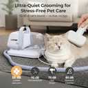 Pet Grooming Vacuum & Nail Grinding Kit 10Kpa High-Suction Pet Hair Vacuum with 3-Speed Settings & Ultra Low Noise + Nail Grinder | Cats & Dog Grooming Vacuum for Shedding | Large 2L Dustbin