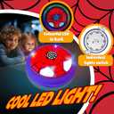Soccer Toys for Boys 4-6 Hover Soccer Ball Indoor Gifts for Boys Kids Toys Birthday Gifts for 4 5 6 7 8 9 10 Year Old Boy Air Floating Soccer Toy with LED Lights Foam Bumper