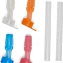 CamelBak Thrive Kids Bite Valve Replacement for Thrive Flip Straw Kids Water Bottles, 4-Pack, Multi-Color