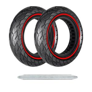 60/70-6.5 Scooter Tire, 1pcs 10 x 2.5 Solid Tires，Replacement Wheel Compatible with 10x2.5-6.5 Rubber Scooter Tire