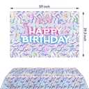 5x3FT Devil Pattern Backdrop Decoration For Kpop Birthday Party Supplies