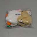 Hopping Bunny Toy, Easter Rabbit Interactive Electronic Pet Plush Bunny Toys with Sounds, Jumping, Twitching Ears - Easter Gifts for Kids (Brown+ White)