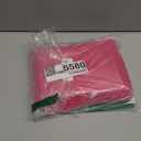 HRX Package Hot Pink Organza Bags 100pcs, 5 x 7 inch Mesh Drawstring Gift Bags Jewelry Pouches Small Sachet for Christmas Candy Party Favor