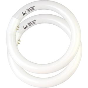 CHKADAWA FCL30/30K Circular Fluorescent Light Bulbs T9 9 inch 30 Watts, Round FCL30EX-L 27K Circline Light Bulb FC9T9/KB 30W 830 3000K, 32030 WW Warm White, G10q 4 Pin Base, 2 Pack