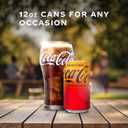 Coca-Cola Zero Sugar Orange Cream Soda Soft Drink, Fridge Pack Cans, 12 fl oz, 12 Pack, BBD: Feb 16/26