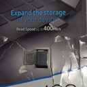 SAMSUNG FIT Plus 3.1 USB Flash Drive, 128GB, 400MB/s, Plug In and Stay, Storage Expansion for Laptop, Tablet, Smart TV, Car Audio System, Gaming Console, MUF-128AB/AM,Gunmetal Gray