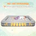 Air Mattress for Kids 4-7 Year Old:Toddler Travel Bed with Sides, Portable Children's Inflatable Beds with Smooth Plush Surfaces for Travel, Hotels, Camping and Grandparents' Homes Gary