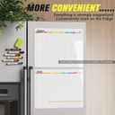 Mag-Fancy Magnetic Dry Erase Calendar for Refrigerator or for Wall -Versatile- Monthly Whiteboard Calendar with Daily Goals Tracker