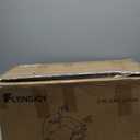 Foldable Rollator Walker with Seat for Seniors & Adults Lightweight 2-in-1 Walker and Wheelchair Combo Adjustable Handle Height Transport Chair with Brakes 300 lbs Weight Capacity (Champagne-all Terrain(10" Front and 8" Rear Wheels))