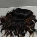 AISI HAIR Wavy Bob Wigs with Bangs for Women Black Mixed Brown Color Short Wavy Bob Curly Wig Synthetic Natural Looking Heat Resistant Fiber Hair for Women