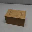 Small Bedside Table Lamp for Bedroom, Minimalist Wood Base & Round Fabric Shade, Mini Cute Cozy Warm White Nightstand Boho Lamp, Study Desk Night Stand Light for Room, Dorm, Nursery, Living Room (Cylinder - Set of 1)