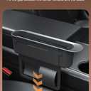 2-Pack Adjustable Car Seat Gap Filler (8.46"12.99"), Multifunctional Seat Side Organizer, Universal Fit Gap Stopper with Push-Pull Design, Prevents Items from Falling Between Seats