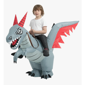 tasanor Blow Up Dragon Costume,Inflatable Costumes for Kids,Inflatable Dinosaur Costume,Halloween Costumes for Girls/Boys 55" 24Y