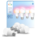 Philips Hue Essential Smart LED A19 Bulb, White and Color Ambiance, E26 Base, 8.8W, 2200K-6500K, 800 Lumens, Dimmable, Works with Alexa, Google, and Apple Home, 4-Pack