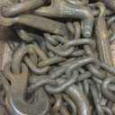 munirater 5/16in 3 FT 5400LBS Tow Chain Grade 70 V - Bridle Chain with RJT Cluster Hooks Replacement for Tow Truck Winch Cable Pull Wrecker Recovery Grab