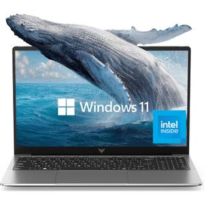 2025 Laptop, Laptop Computer with Intel Quad-Core Processor(Up to 3.6GHz), 16GB DDR4 512GB SSD Windows 11 Laptop, 15.6" IPS 1080P, USB3.2 (Space Gray)