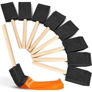 Foam Paint Brushes, 1.6 Inch, 8 Count, Sponge Paint Brush, Foam Brushes for Painting & Staining, Craft & Art Paint Sponges