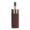 Stylecraft Natural Leather and Gold Table Lamp