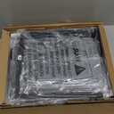 Furologee Nightstands Set 2, Night Stand with 2 Fabric Drawers, Bedside Tables with Open Shelf, Wooden Top, Hooks, Backboard Design, Metal Frame, End Tables for Bedroom/Living Room/Study/Black Oak