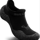 BULLIANT Men Slipper Socks, Grip Socks Hiking Water Shoes Barefoot Shoes for Outdoor Walking Exercises Size 45