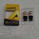 AUXITO LED Turn Signal Lights Tail Lights 7443 7440 T20 7440A Led Bulbs Amber Yellow Bright 7441 7444 7444NA W21W LED Replacement Lights for Front Rear Turn Signal Marker Blinker Lights(Pack of 2)