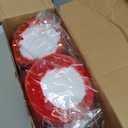 Syhood 6 Pcs Christmas Velvet Trees Set Modern Winter Tree Decorations, Christmas Home Decor, Rustic Winter Indoor, Minimalist Decor, Farmhouse Home Decoration(Red)