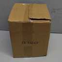 LE TAUCI Utensil Holder, 7.3"+5.4" Ceramic Kitchen Utensil Holder for Countertop, Large Cooking Utensil Crocks Gift for Mother's Day, Costal Ocean Home Kitchen Decor, Set of 2,Glaze Marble Blue