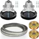 42" Deck Rebuild Kit Fit for Cub Cadet LTX1040 LTX1042 LTX1042KW LTX1042KH EZT-L42, 2 spindles 918-04822 618-04822, 2 Idlers 753-08171 756-04129B, 1 Deck Belt 954-04060 754-04060
