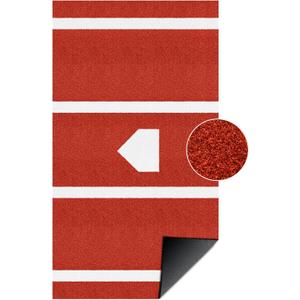 ZivPlay Baseball Batting Mat Hitting Mat Turf with Batters Box and Home Plate for Outdoor Batting Cage Baseball and Softball Stance Practice 6 x 4 Ft Mat with Antislip Rubber Backing Clay Color