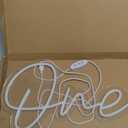 One Led Neon sign,1st Birthday Neon Light with USB Interefece,One Led Light for Birthday Party,Gifts,Baby Decor,Wedding