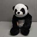 The Petting Zoo Panda Stuffed Animal Plushie, Gifts for Kids, Earth Keeperz Wildlife Animals, Zoologee Black Panda Plush Toy, 2 fit