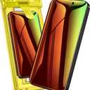 Fotbor [New Updated] for iPhone 16 Pro Max Privacy Screen Protector, 2 Pack Colorful Gradient Anti-Spy Anti-Blue Light 7H Hardness Film [Auto-Alignment Tray], No Peeling Shatterproof Bubble Free (Multi-Coloured)