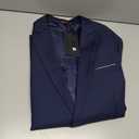 Men's Sport Coats & Blazers Slim Fit Suit Jacket for Men Two Button Sport Coat for Wedding Casual (Blue, Size M)