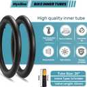 Hycline 26x2.125 Cruiser Bike Tires Set: 2-Pack 26-inch Premium Butyl Rubber High-Performance Folding Replacement Bicycle Tires for Beach Cruiser and Urban Commuting Bicycle