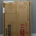 Keonjinn 16 x 24 Inch Frameless Bathroom Mirror, Beveled Mirrors for Bathroom Sink, Shatterproof Wall Mirror, Modern Decorative for Living Room, Entryway, Bedroom, Horizontal/Vertical