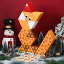 Eaasty 23 Pcs Cat Christmas Advent Calendar Gift Boxes to Fill DIY Cat Countdown Empty Calendar Gifts Kitten Lovers Christmas Boxes for Xmas Holiday Decor Winter Kitten Party Supplies(Paw)