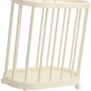 Laundry Basket Cart Dirty Clothes Basket Storage Organizer Container for Laundry Room, Cream Color