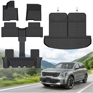 Floor Mats for Kia Sorento Hybrid 6 & 7 Passenger 2021-2026