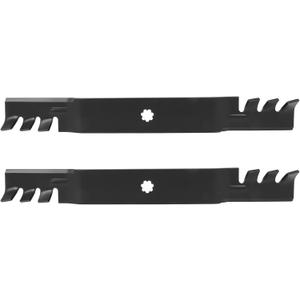 42'' Mulching Blade for John Deere 42 inch mower blade GX22151 GY20850 AM131033 AM137333 AM141033 for John Deere D100 D110 D125 S100 S130 S240 LA100 LA105 LA120 LA135 E100 E120 E130, Pack of 2 42'' Mulching Blade for John Deere 42 inch mower blade GX22151 GY20850 AM131033 AM137333 AM141033 for John Deere D100 D110 D125 S100 S130 S240 LA100 LA105 LA120 LA135 E100 E120 E130, Pack of 2