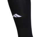 adidas Unisex Metro Soccer Socks or Calf Sleeves (1 Pair) Over-the-Calf (Small, Black/Night Grey/White/Sock)