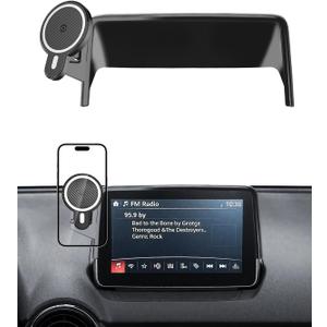 PZK Car Phone Mount for Mazda CX-3 2016-2021 /Mazda 3 2014-2016 /MX-5 Miata 2016-2023 Accessories 7-Inch Screen Magnetic 15W Fast Wireless Charger Phone Cradles Car Phone Holder Not Affect Vent