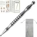 Acupuncture Pen, Premium Stainless Steel Acupressure Pen for Muscle Tension Pain Relief, Trigger Point Massage Pen Manual Reflexology Tool