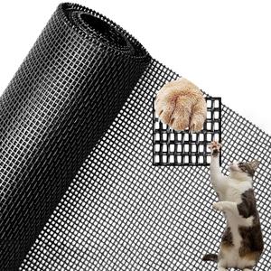 Pet Proof Window Screen Replacement Adjustable Thicken Charcoal Fiberglass Screen Mesh Dog Cat Net for Patio Porch Sliding Door (48"*100")