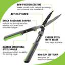 WORKPRO Garden Hedge Shears, 23" Manual Hedge Clippers, Professional Bush Cutter, Gardening Pruners Scissors, Hedge Trimmers, Shears Gardening Tools for Pruning Borders & Shrubs