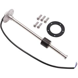 KAOLALI Fuel Gas Sender Stainless Steel Fuel Sending Unit Marine Boat Water Level Gauge Sensor 5 Hole fit Fuel &Water Gauge 0~190ohm 240~33ohm (0-190ohm, 6"(150mm))