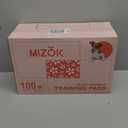 MIZOK Puppy Pads 22"x 22" with Leak-Proof Quick-Dry Design Pee Pads for Dogs Potty Training, 6-Layer Standard Absorbency Dog Pee Pads Regular Size, Pink Cherry Blossom Pattern (100 Counts)