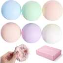 6 Pack Stress Balls for Adults - Squishy Balls, Squeeze Fidget Toys Crunchy & Squishy Stress Ball Set, Variety Textures, Stress Balls,Gift Box Packaging (Crispy)